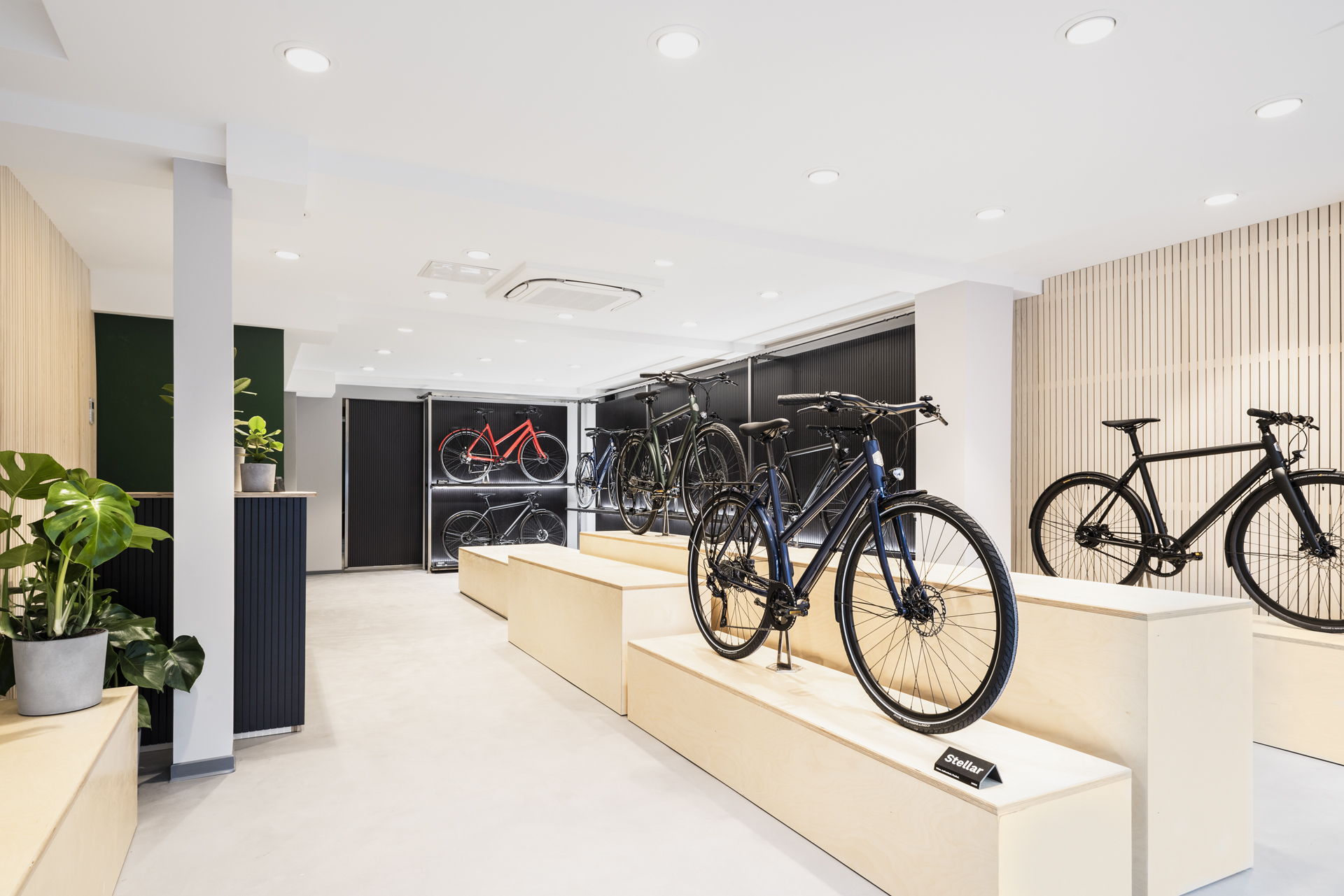 Der Ampler Bikes Showroom in Köln