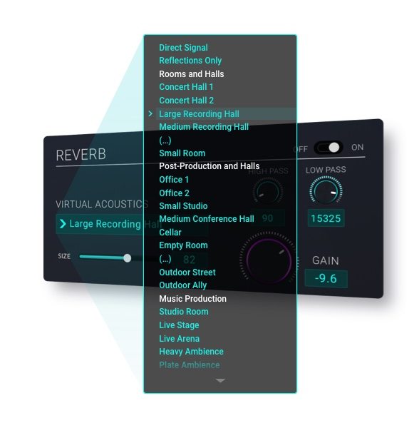 dearVR PRO 2 inclut 46 préréglages acoustiques virtuels pour la postproduction et la production de musique actuelle dearVR PRO 2 inclut 46 préréglages acoustiques virtuels pour la postproduction et la production de musique actuelle