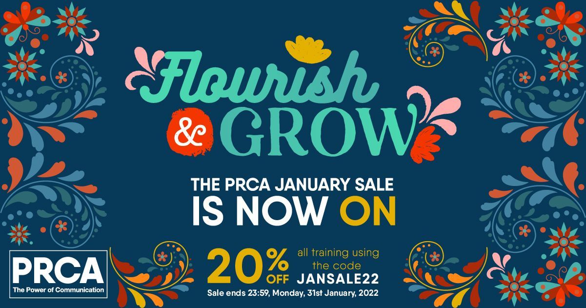 PRCA Launches January Sale with 20% off Training