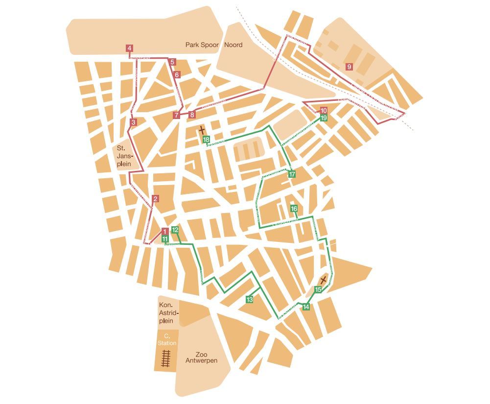 Plannetje Noorderlicht 2022 | routes en locaties
