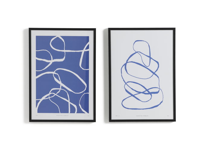 Habitat Printed Framed Twin Set - A2, £15