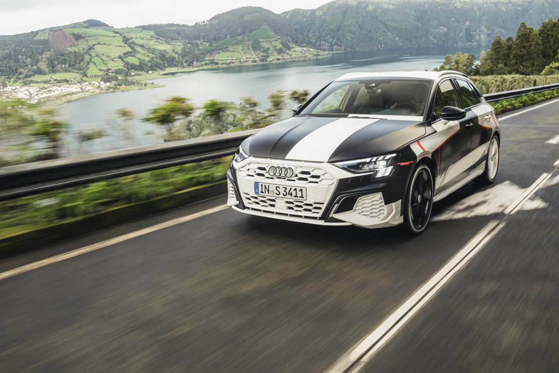 Un volcan comme piste de danse : la nouvelle Audi A3 affiche un comportement plus dynamique que jamais