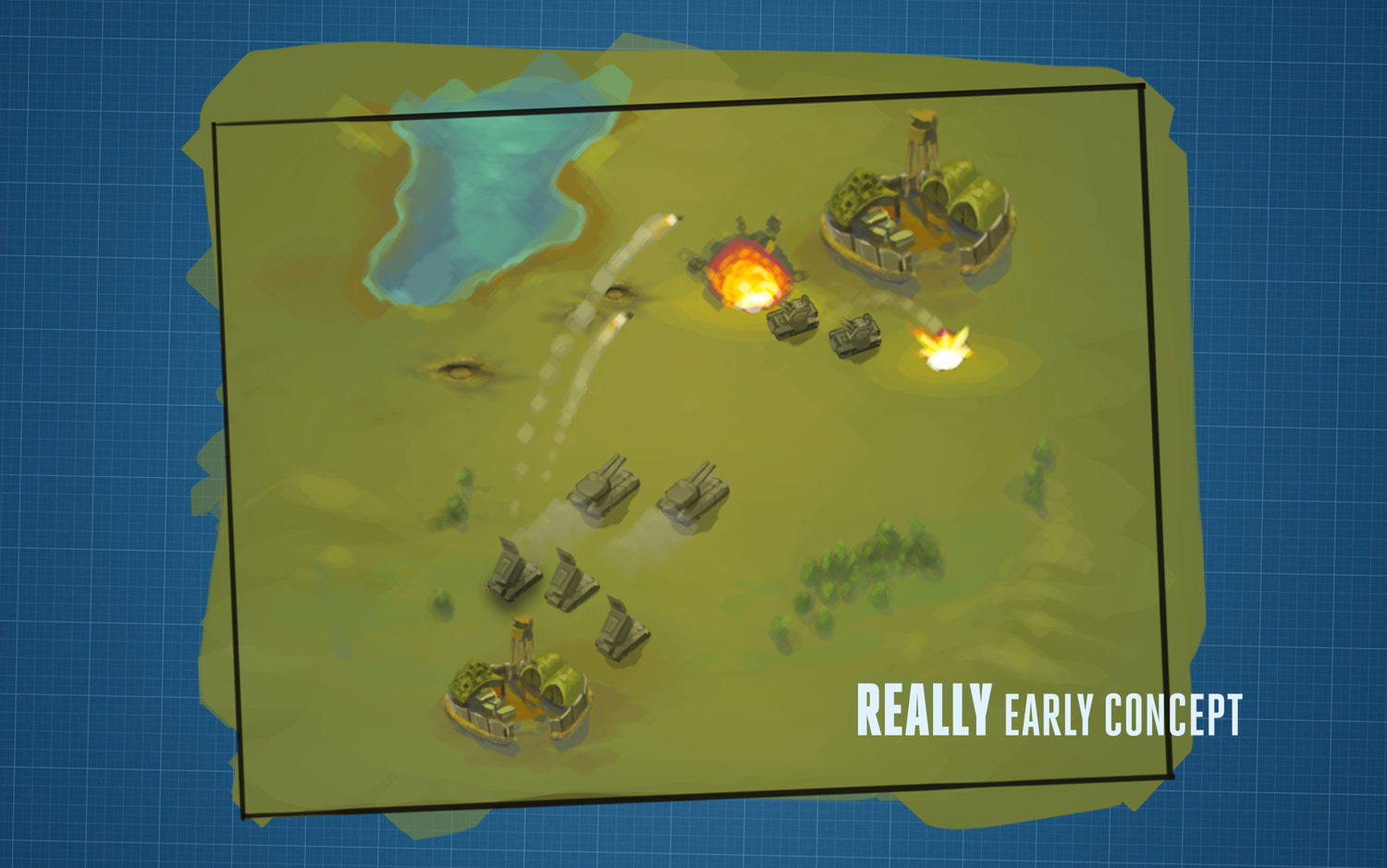 Really early Concept Rising Generals Battle