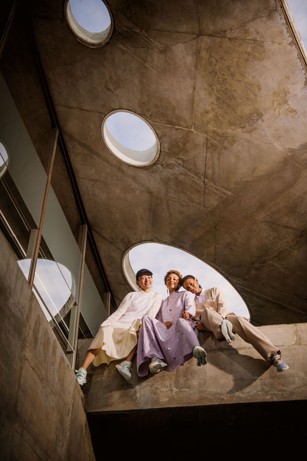 Cloudnova Wrap in Quicksilver|Flame und in Lief|Cumin 