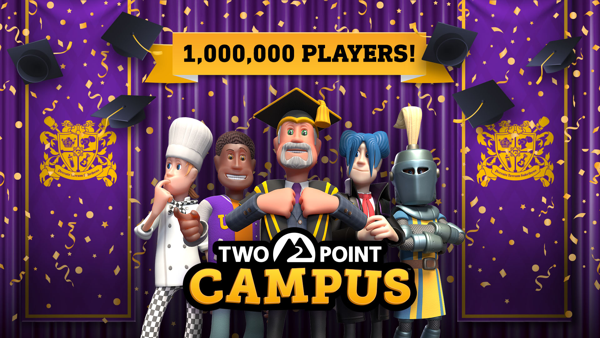 TWO POINT CAMPUS HITS 1 MILLION PLAYER MILESTONE JUST TWO WEEKS AFTER LAUNCH