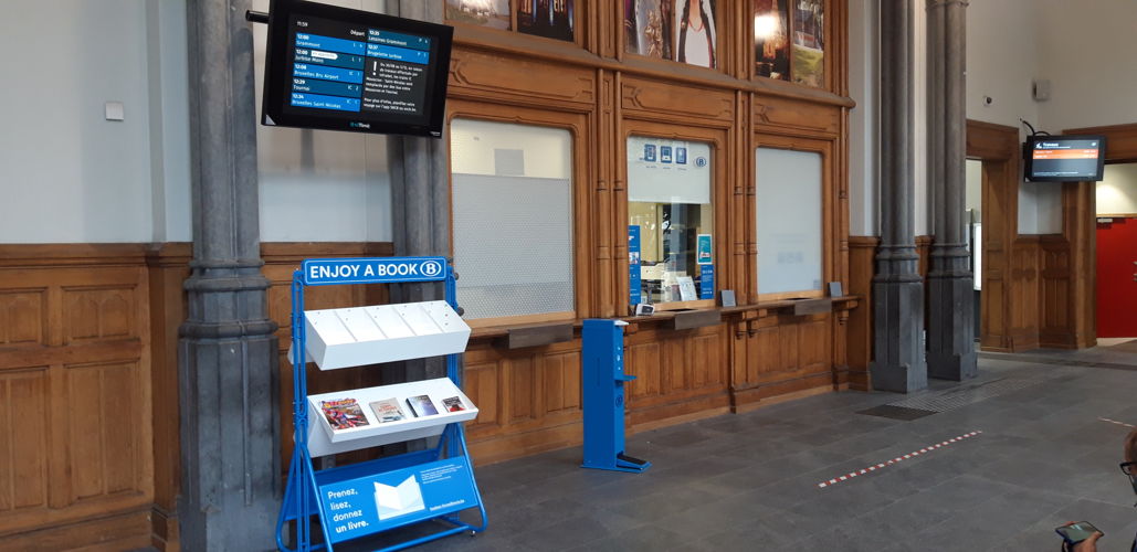 Gare d'Ath - Enjoy a book - SNCB