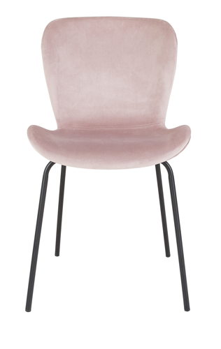 Habitat Etta Velvet Dining Chairs Pink, £190