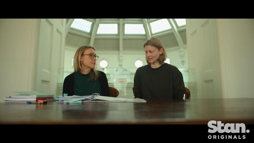 Dr Deb Kirkwood (left) with Kathryn Joy (right)