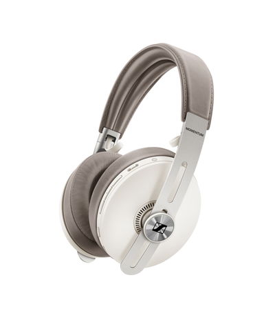 In addition to the classic black variant, the MOMENTUM Wireless headphones are now available in a sandy white color scheme.