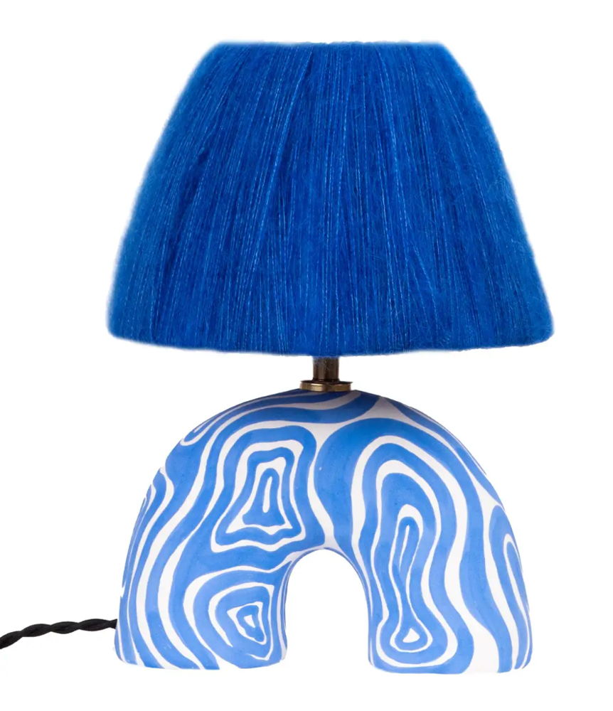 'Me' Table Lamp, Cobalt Wave 'Matte', £310, www.1stdibs.co.uk