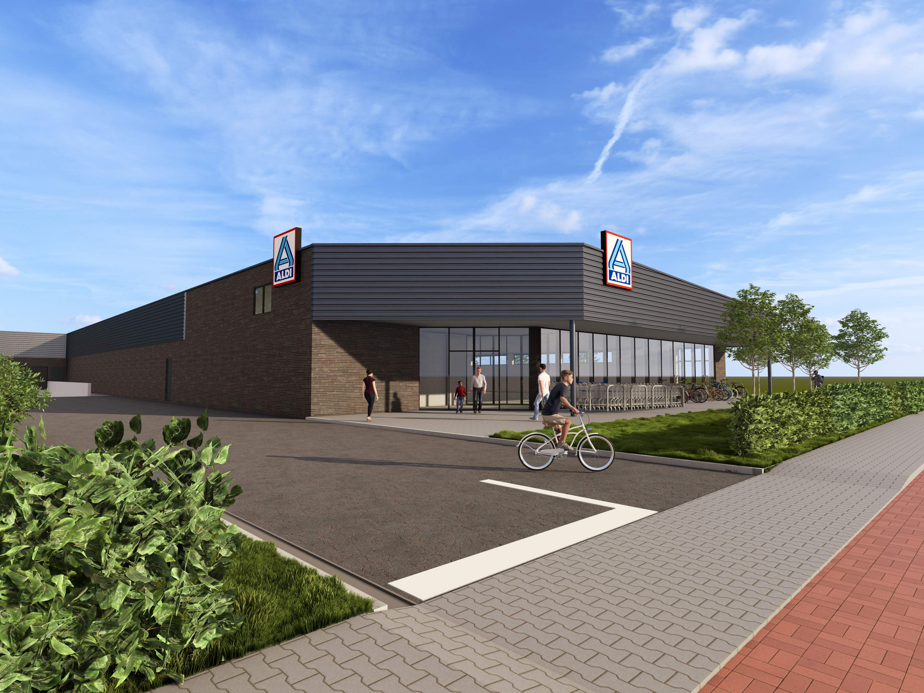 Zemst krijgt gloednieuwe ALDI-winkel