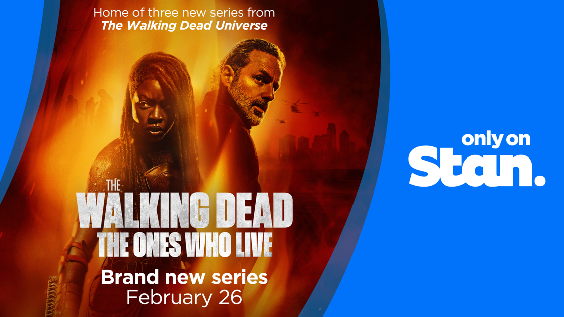 DEATH DOESN'T
 CONQUER ALL, LOVE DOES. 
THE WALKING DEAD: THE ONES WHO LIVE, PREMIERES FEBRUARY 26, ONLY ON STAN.