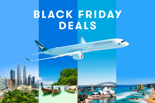 Les offres « Black Friday » et « Miles Monday » de Cathay Pacific