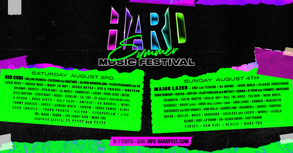 HARD Summer Music Festival 2019 Call for Credentials