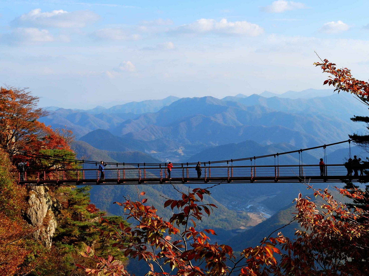 De spectaculaire herfstkleuren van Korea in 7 beelden
