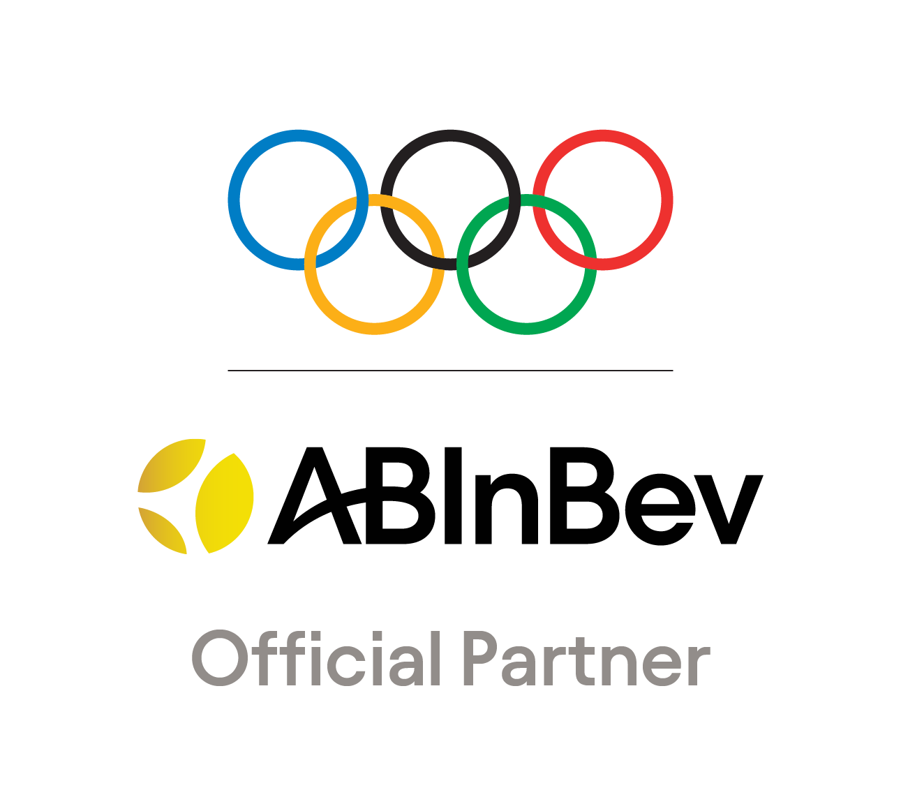 a01 - ABINBEV AND OLYMPIC RINGS (Full Color) - Official Prtner_B