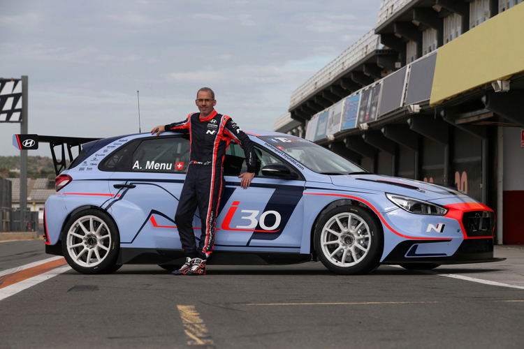Alain Menu with Hyundai i30 N TCR