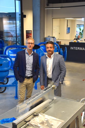 Len Vandekerckhove COO et Tom Verhulst PDG Intermat