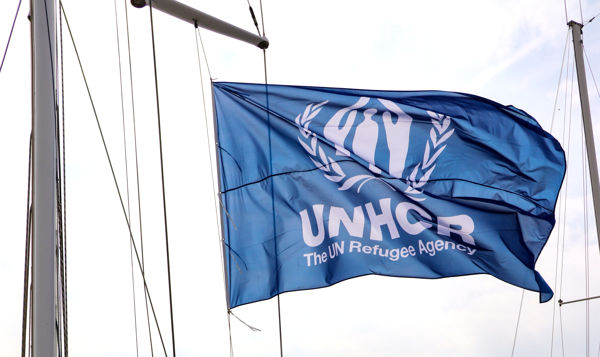 Le bandiere di UNHCR alla Barcolana di Trieste