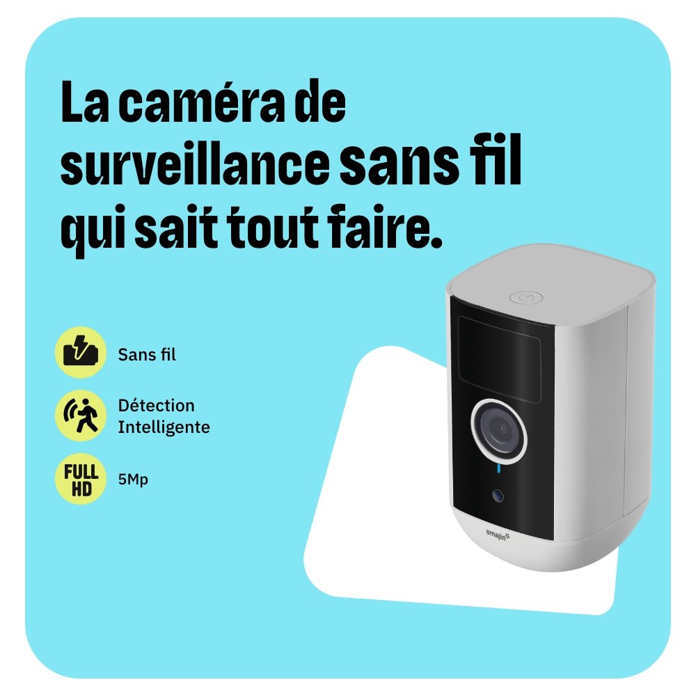 Caméra de surveillance intérieur/extérieur sans fil