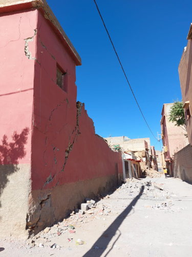 MSF teams are assessing the needs in Taharat village, after a powerful earthquake struck the centre of Morocco on 8 September 2023. Copyright: John Johnson/MSF