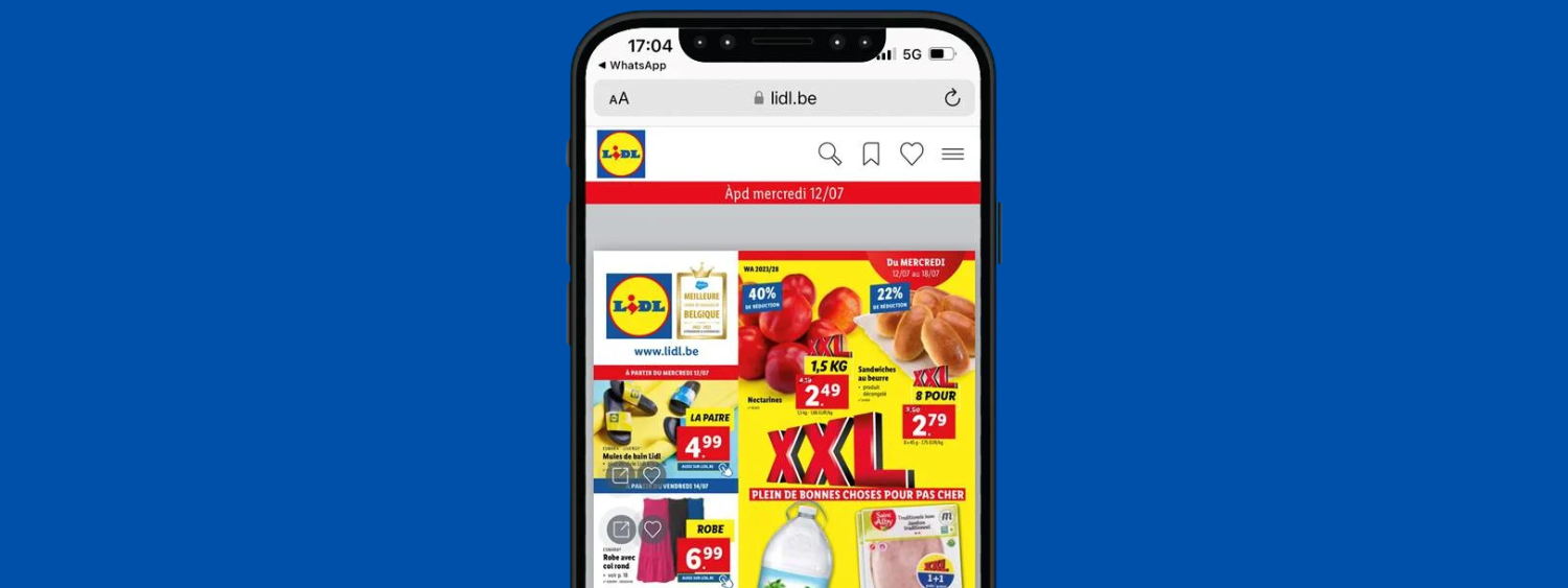 Lidl s’engage à poursuivre la numérisation et cesse cette semaine la distribution à domicile de dépliants papier. 