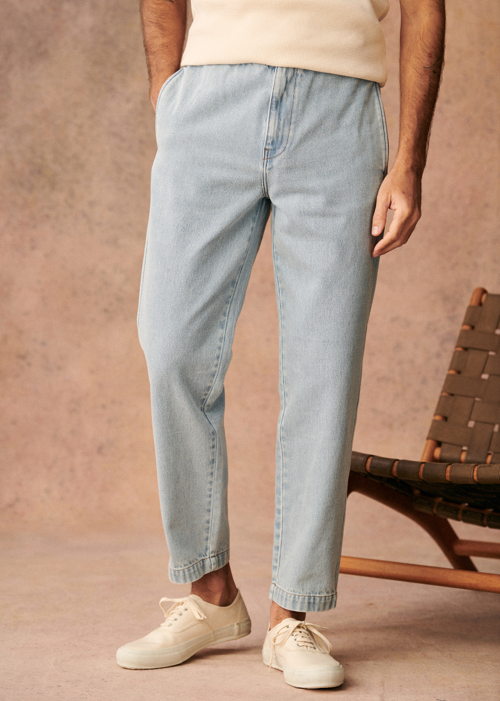 Octobre Editions - Pantalon Shane Denim Clair - 105€