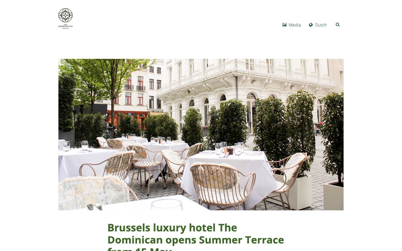 Belgium hotel showcases estate with stunning visuals