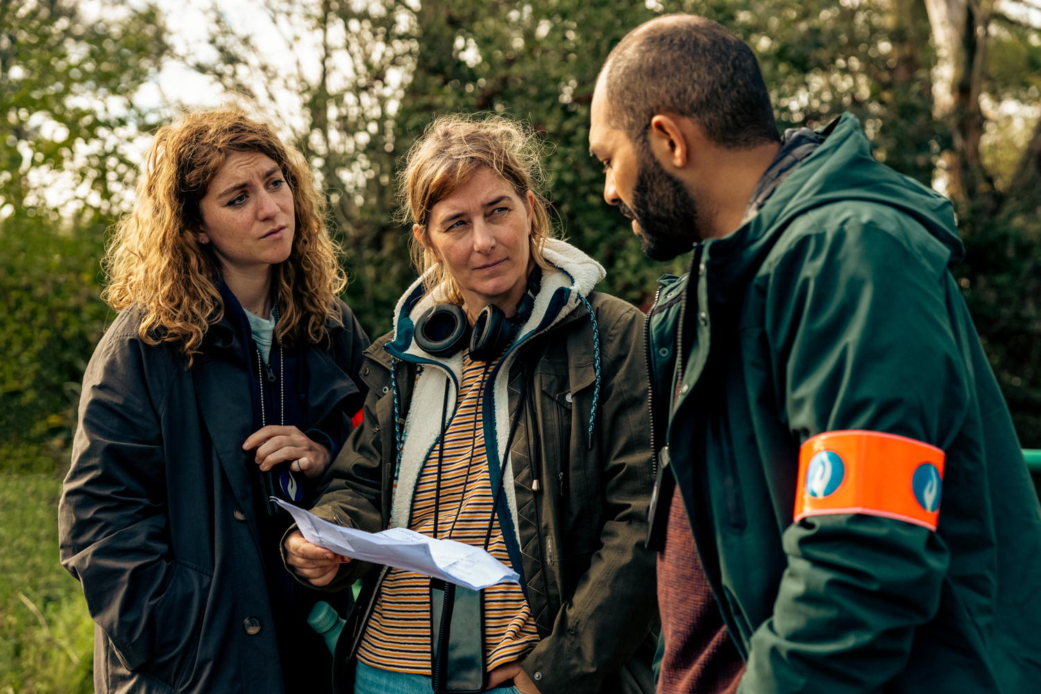 Anke Blondé op de set (c) Ilias Van Bambost