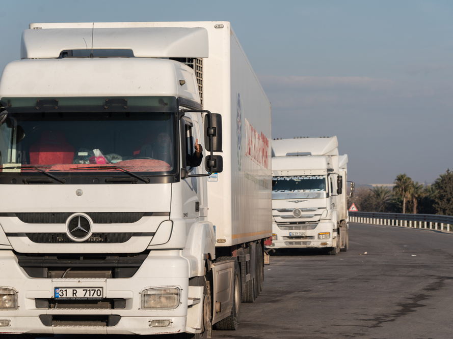 Un convoy humanitario de MSF entra en el noroeste de Siria