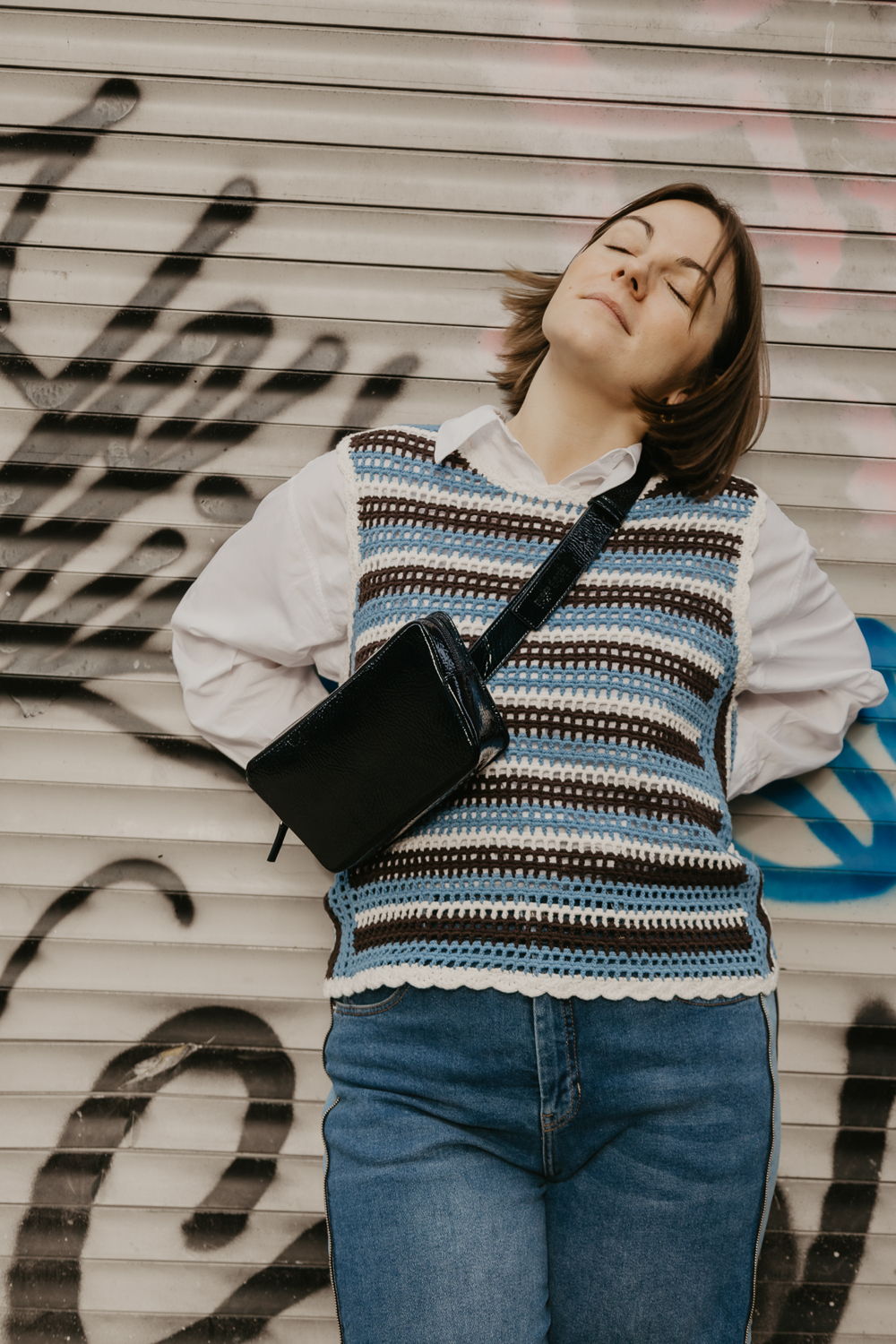 Mieke Dierckx - Belt bag night blue stone - €310