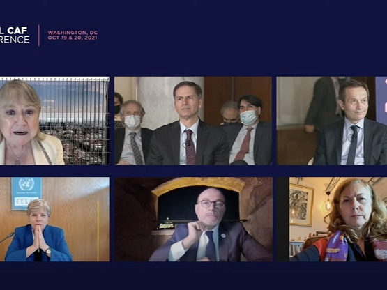 Presidentes de Argentina, Colombia y Panamá, educación y pospandemia, marcaron el primer día de la 25 Conferencia CAF