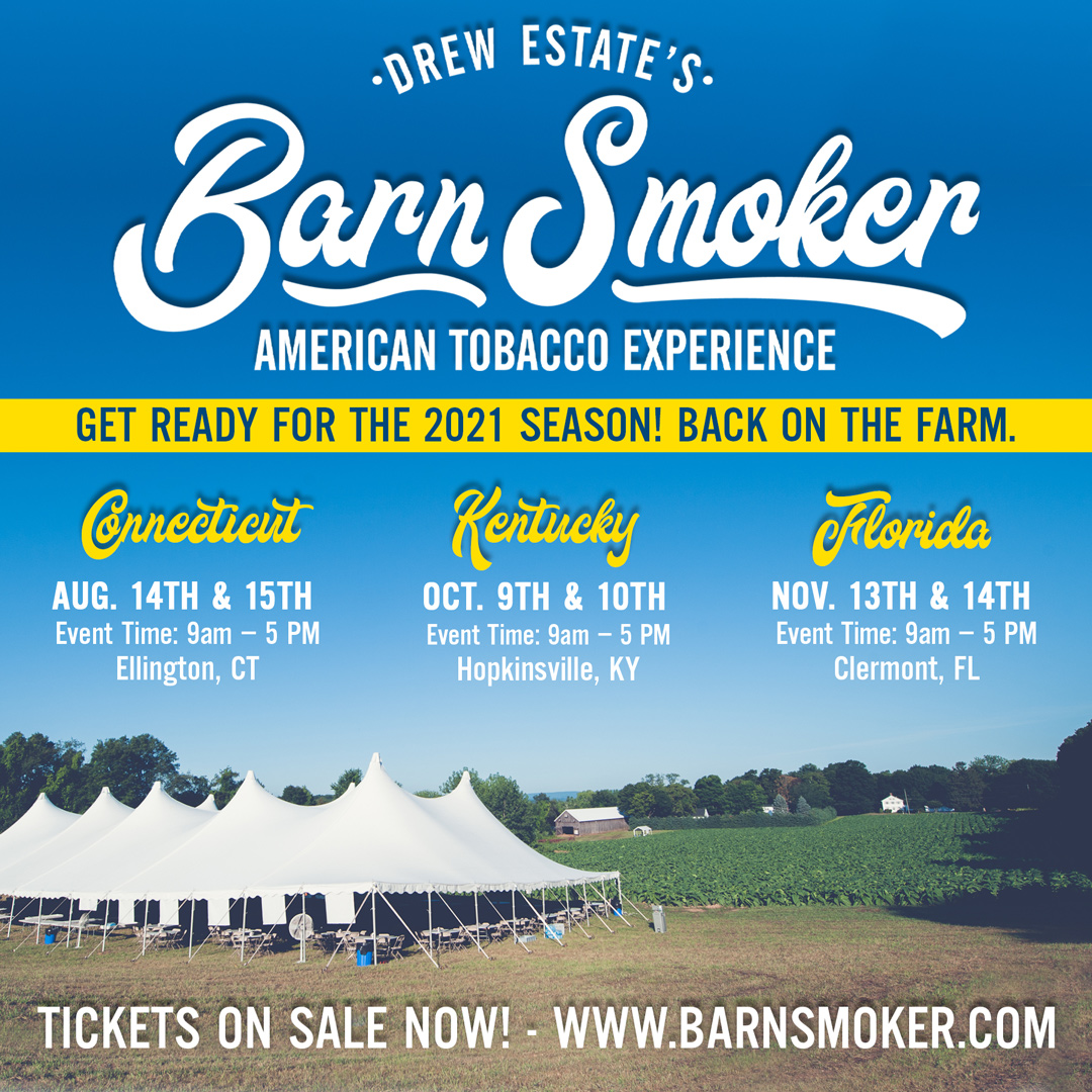 News Drew Estate Barn Smokers Return Beginning in August 2021