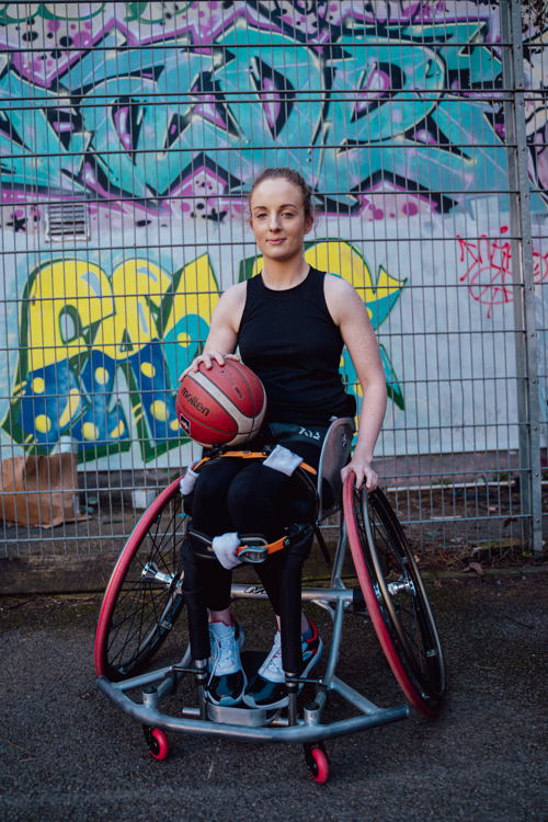 Wheelchair basketball star, Siobhan Fitzpatrick 
