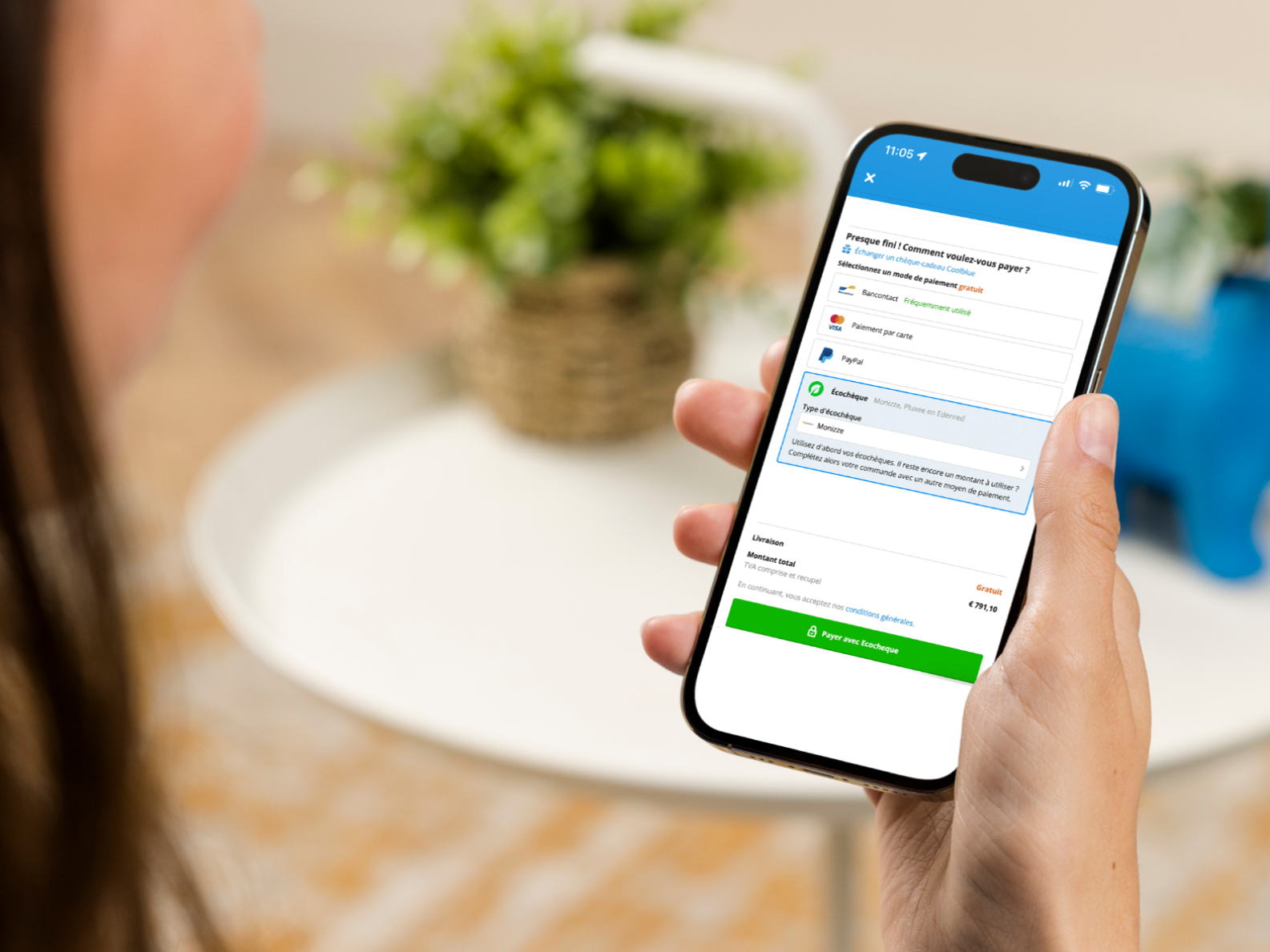 Communiqué de presse: Coolblue accepte les paiements par écochèques sur son site web et dans son application 