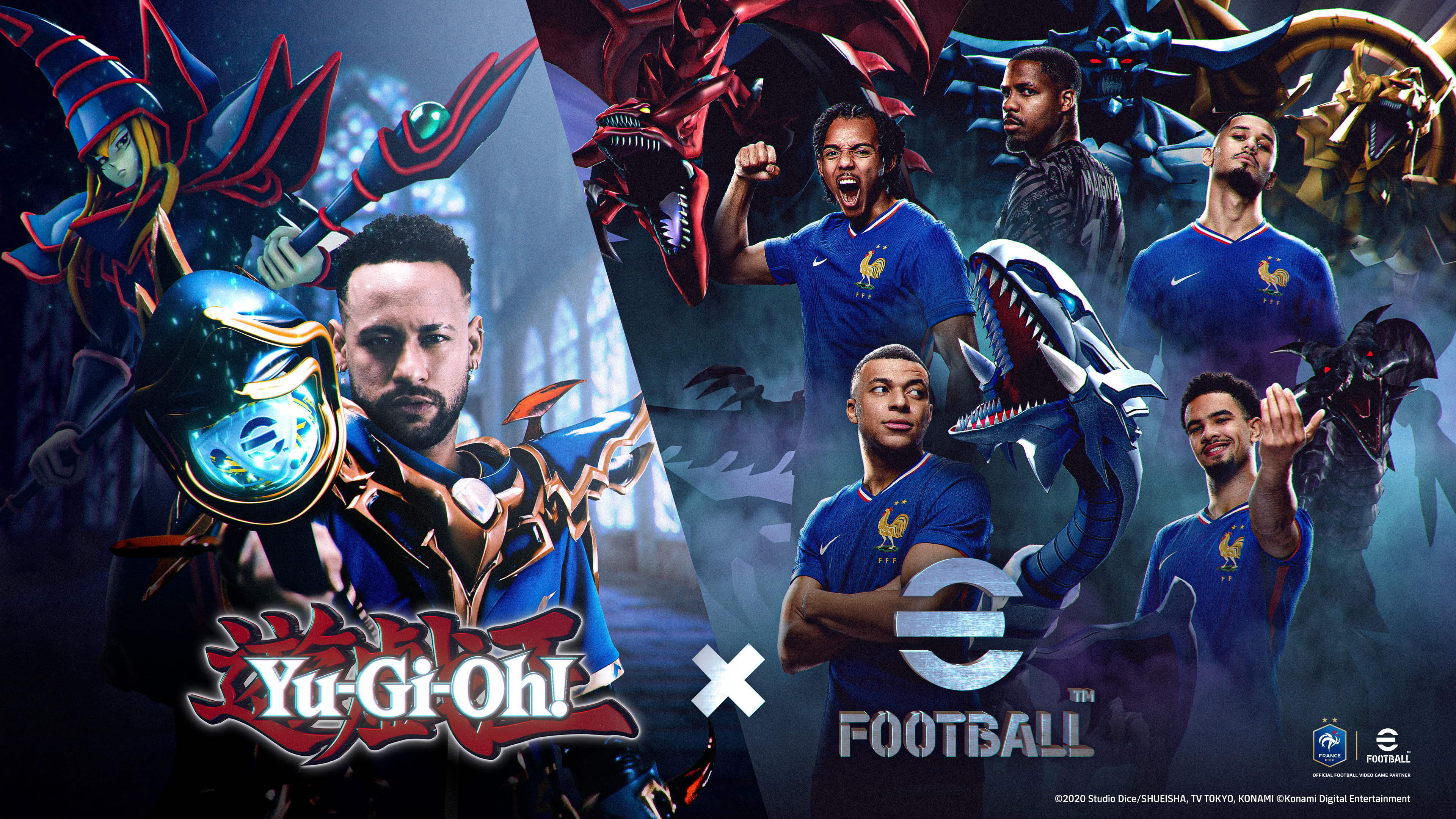 KONAMI annonce une collaboration entre eFootball™ et le jeu de cartes à jouer Yu-Gi-Oh! et invoque Neymar Jr lors d’un événement spécial