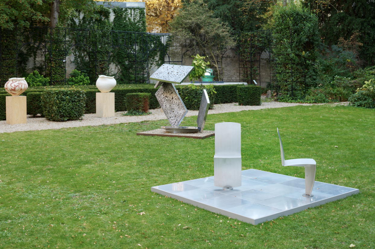 Ketabi Bourdet presents Paire de Chaises La Villette by Philippe Starck; Ketabi Bourdet presents Paire de Chaises La Villette by Philippe Starck at Design Miami/ Paris 2023. Image courtesy of James Harris for Design Miami/ Paris