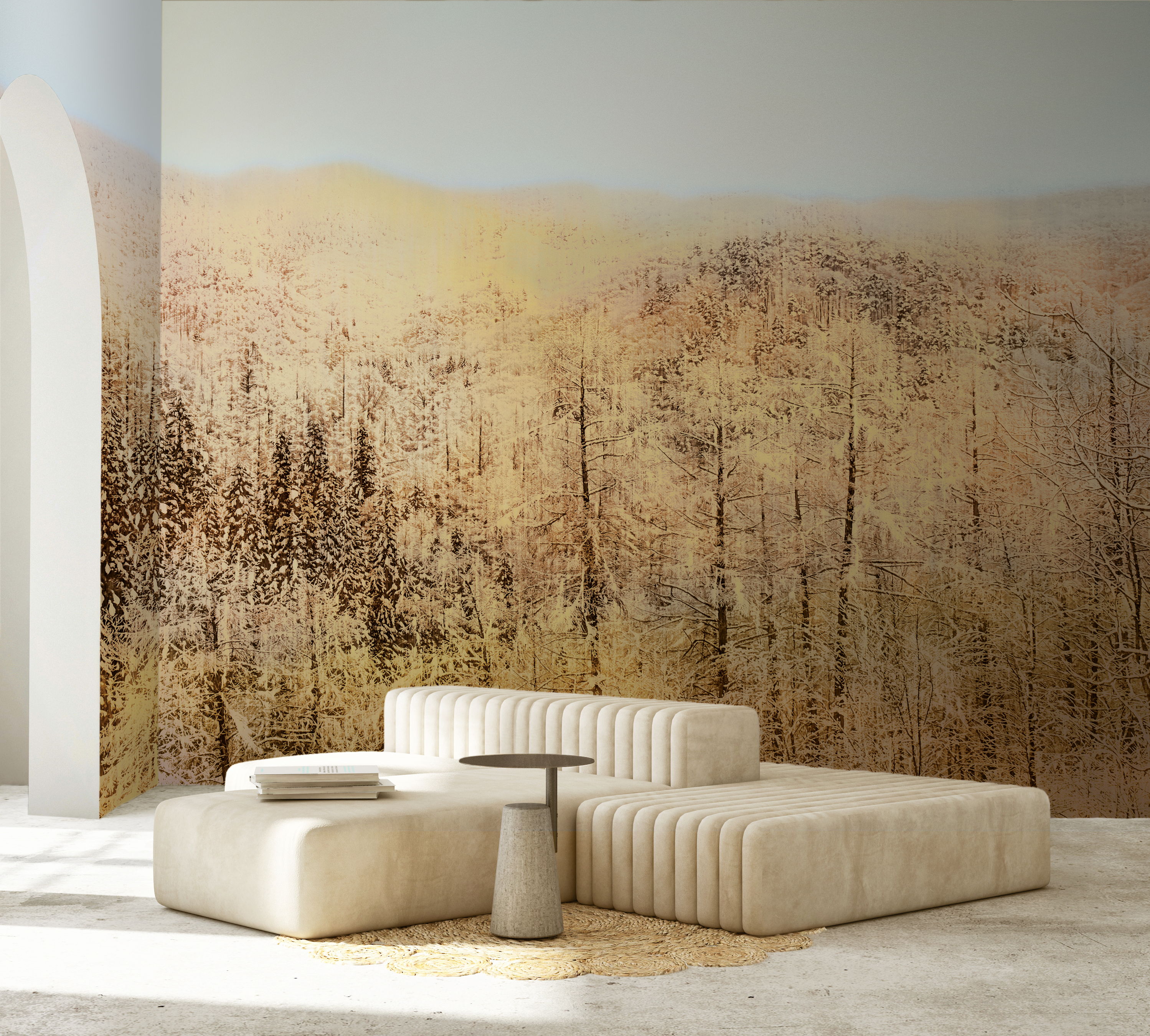 Tableau in Auburn by ab concept for Calico Wallpaper