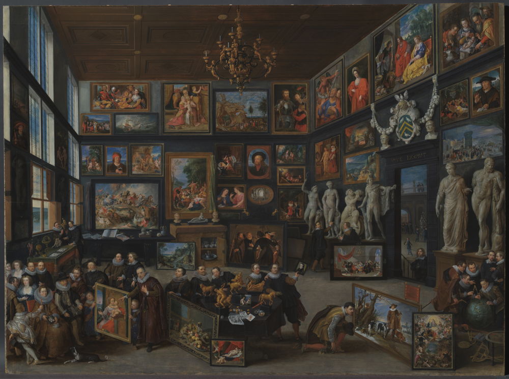 Willem van Haecht, De Kunstkamer van Cornelis van der Geest, Rubenshuis. RH.S.171. Collectie Stad Antwerpen, Rubenshuis, foto KIK-IRPA, Brussel