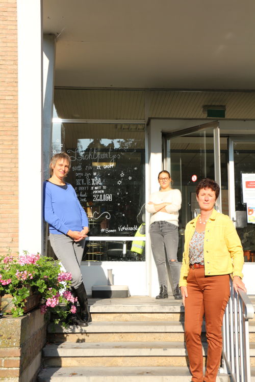 van links naar rechts Bieke Verlinden, Anneleen Peeters en Kate Lippeveldt
