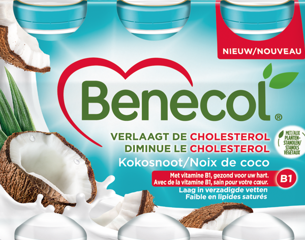 COMMUNIQUÉ DE PRESSE : Nouveau ! Benecol lance une boisson au yaourt à la noix de coco