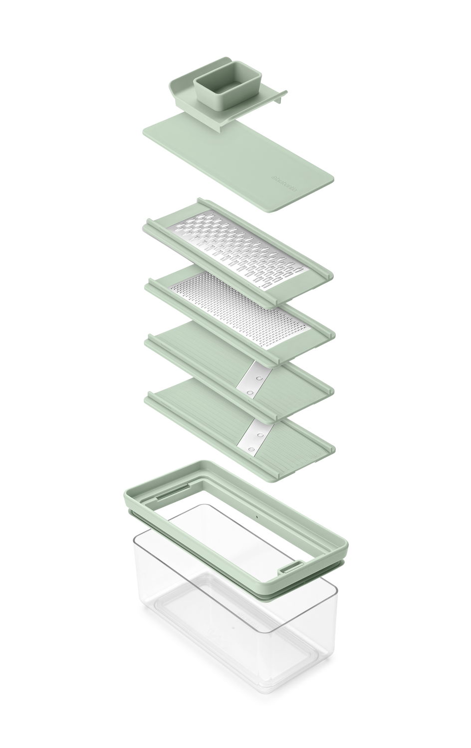 Tasty+ Slicer and Grater Set - Jade Green - 8710755145469 Brabantia_6_NR-41071