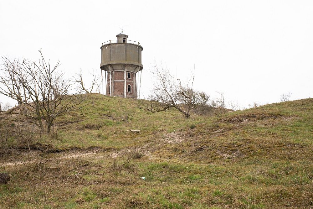 Watertoren in de Duinbossen in Wenduine. Foto Wim Van Isacker
