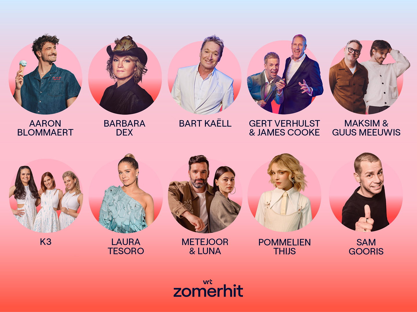 Wie maakt kans op de VRT Zomerhit 2025-trofee?