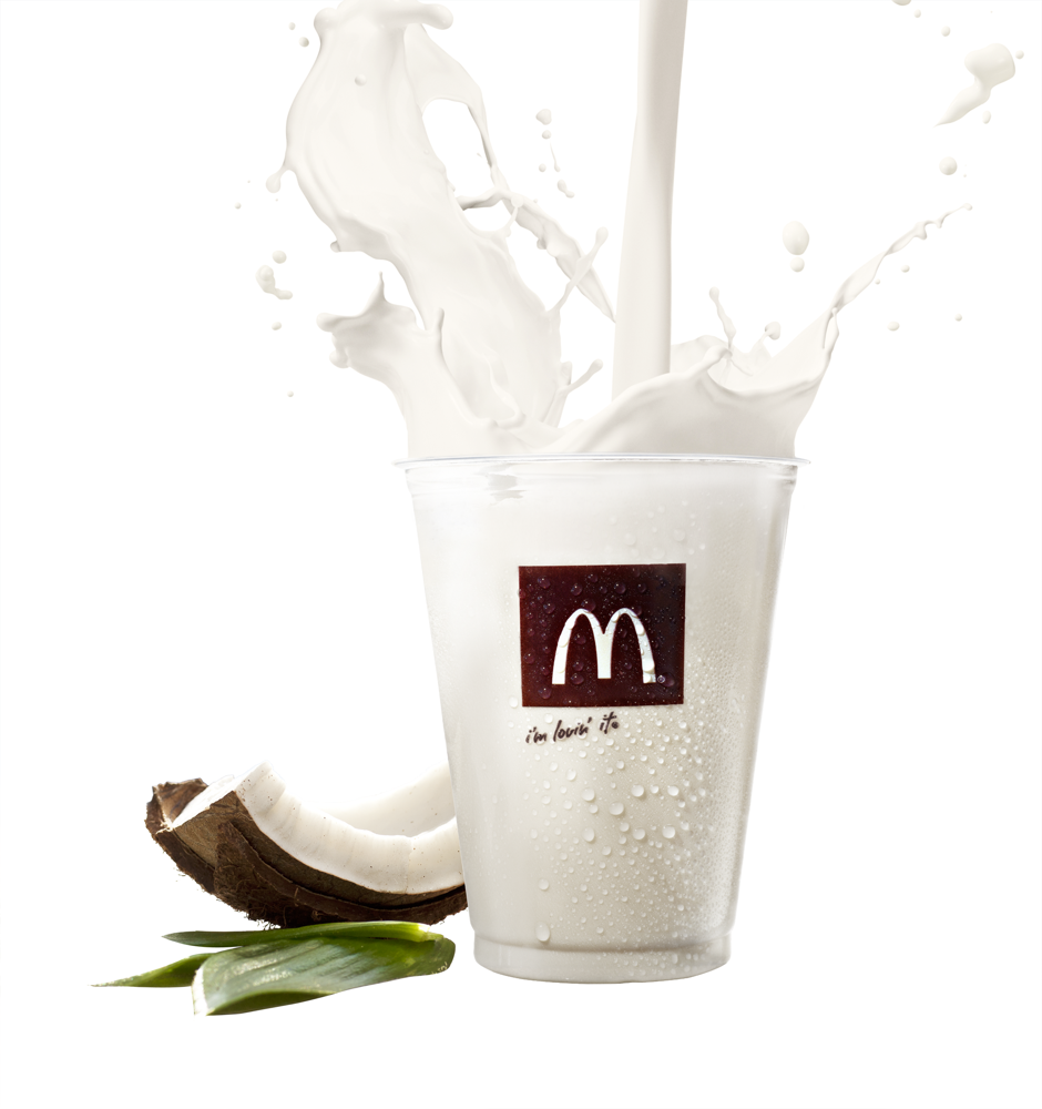 de frisse Milkshake Kokos