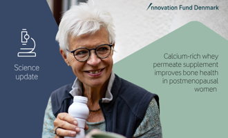 Permeado de whey rico em cálcio melhora a saúde dos ossos em mulheres na pós-menopausa, revela estudo