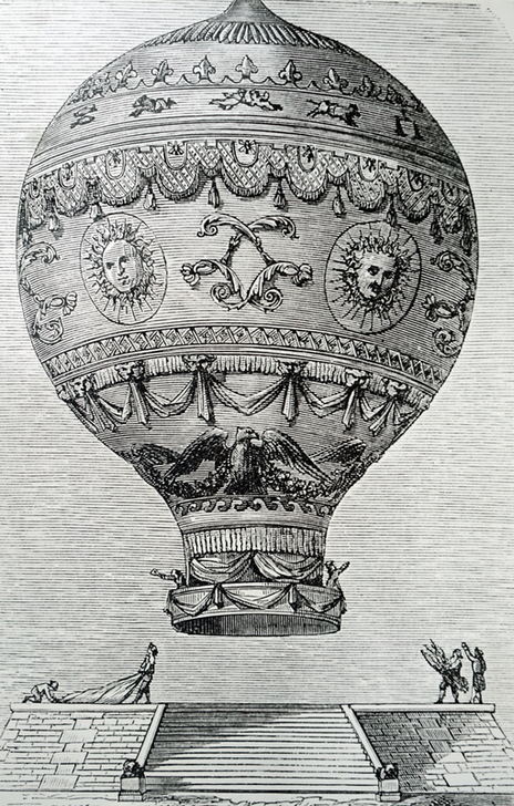 21 November 1783 - Jean-Francois Pilâtre de Rozier and Francois Laurent d’Arlandes became the first people to fly in an untethered hot air balloon. The pair flew around 5.5 miles over Paris, spending almost half an hour in the air in a balloon constructed by ballooning pioneers - the Montgolfier brothers. Two years later, in another first, Pilâtre de Rozier and his companion Pierre Romain became the first fatalities of an aviation disaster when their balloon crashed to the ground in an attempt to cross the English Channel. ​ (AKG6331820 Engraving depicting François Laurent le Vieux d'Arlandes and Jean-François Pilâtre de Rozier in their Montgolfier balloon © akg-images / IAM / World History Archive)