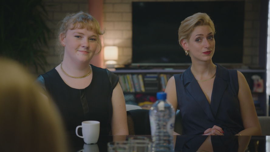 Katrin Lohmann en Joke Emmers

