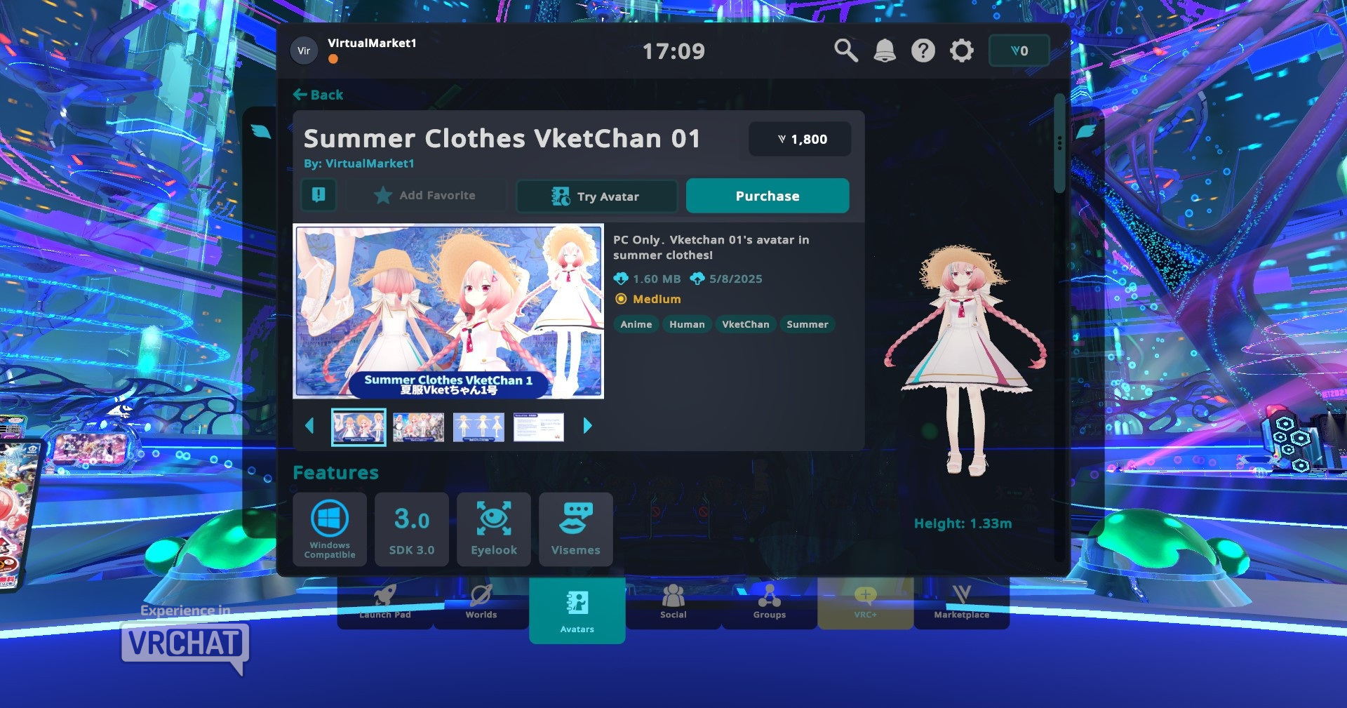 HIKKY’s Virtual Market Joins as First Avatar Publishers in VRChat’s New Avatar Marketplace