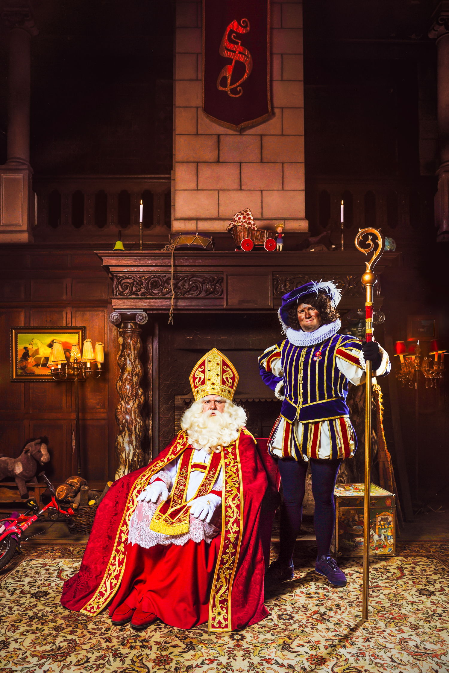 (c) - VRT - Staatsieportret Sinterklaas en Zwarte Piet